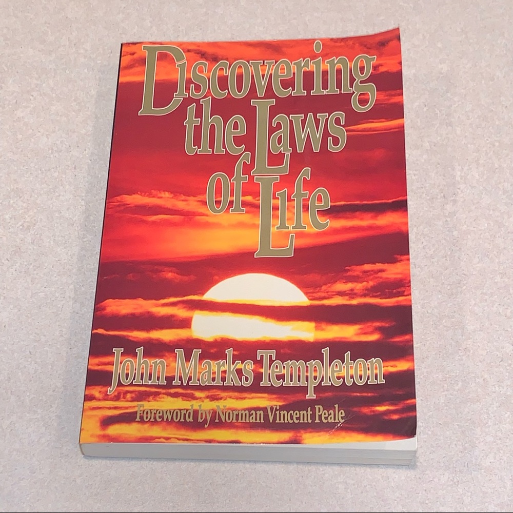 Discovering The Laws Of Life Paperback Book John Marks Templeton Religion